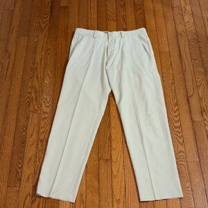 Haggar Men's Light Beige Dress Pants